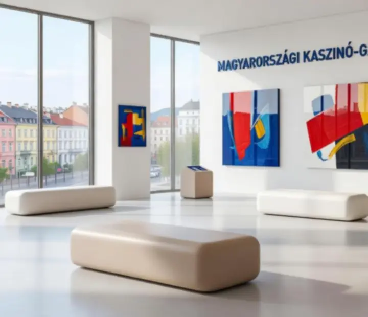 Kiemelt gyűjtemény részlete az Art Veraa kaszinó-galériában, lágy fényekkel.